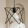 Buy Ceiling Lamp - Industrial Design Pendant Lamp - Star Black 58230 - prices